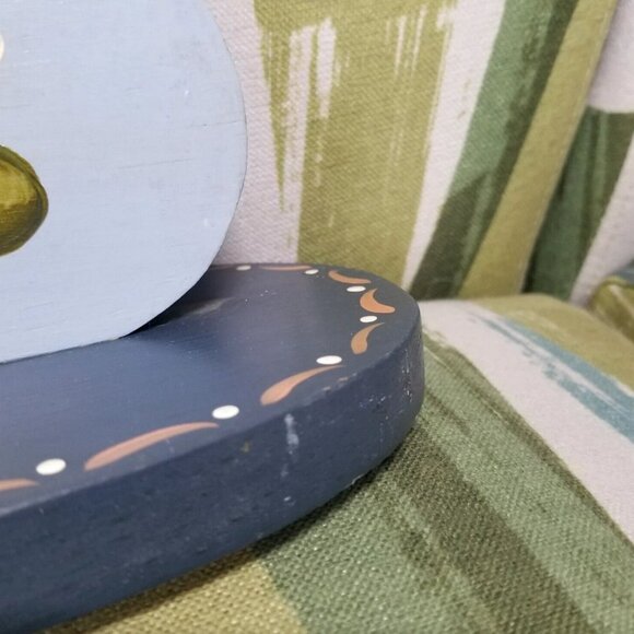 Wood Duck Goose Mantle Decor Artist Signed Rustic Norwegian Style Shabby Chick C - Picture 14 of 14